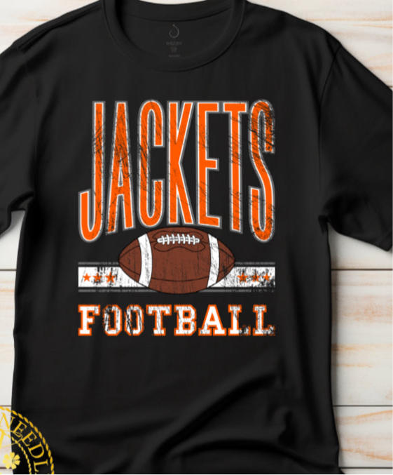 Jackets Football Distressed