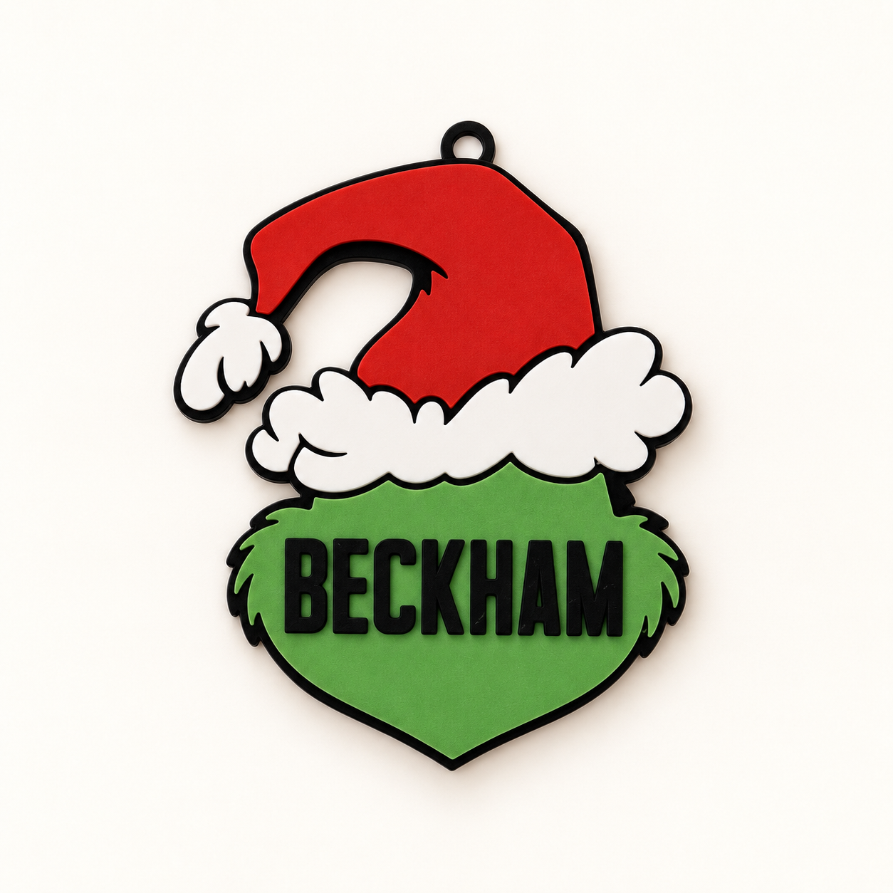 Personalized 3D Printed Grinch Ornament ππ