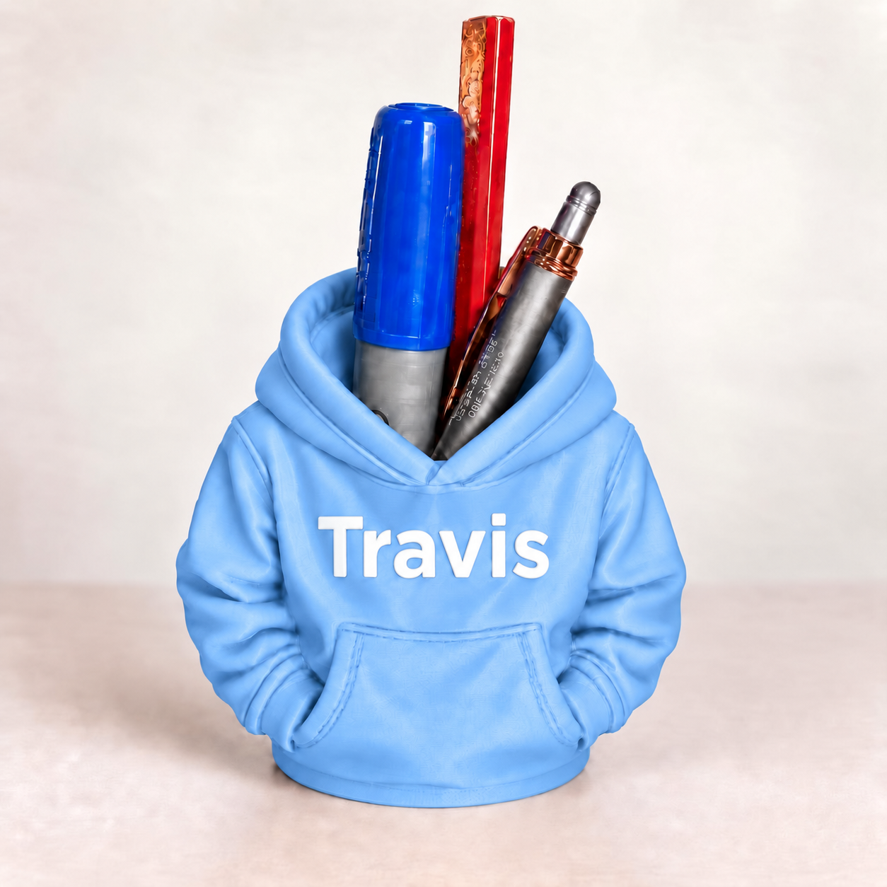 Hoodie pen holder